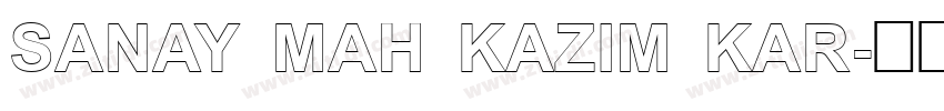 SANAY MAH KAZIM KAR字体转换
